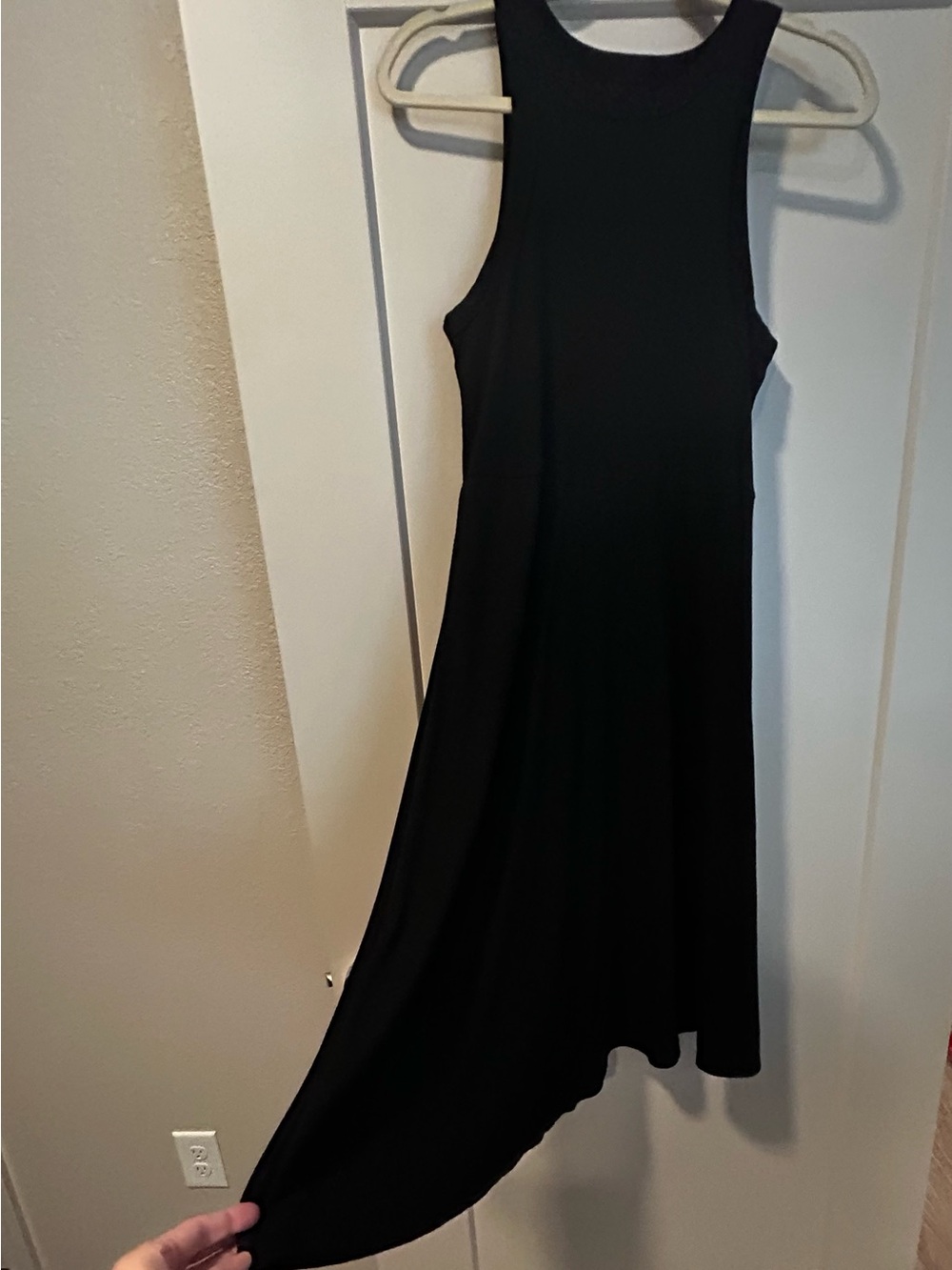 Who What Wear Black Sleeveless Maxi Dress size small
